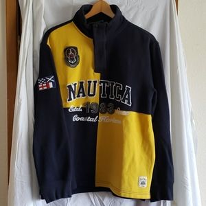 VTG Nautica spell out sweatshirt.